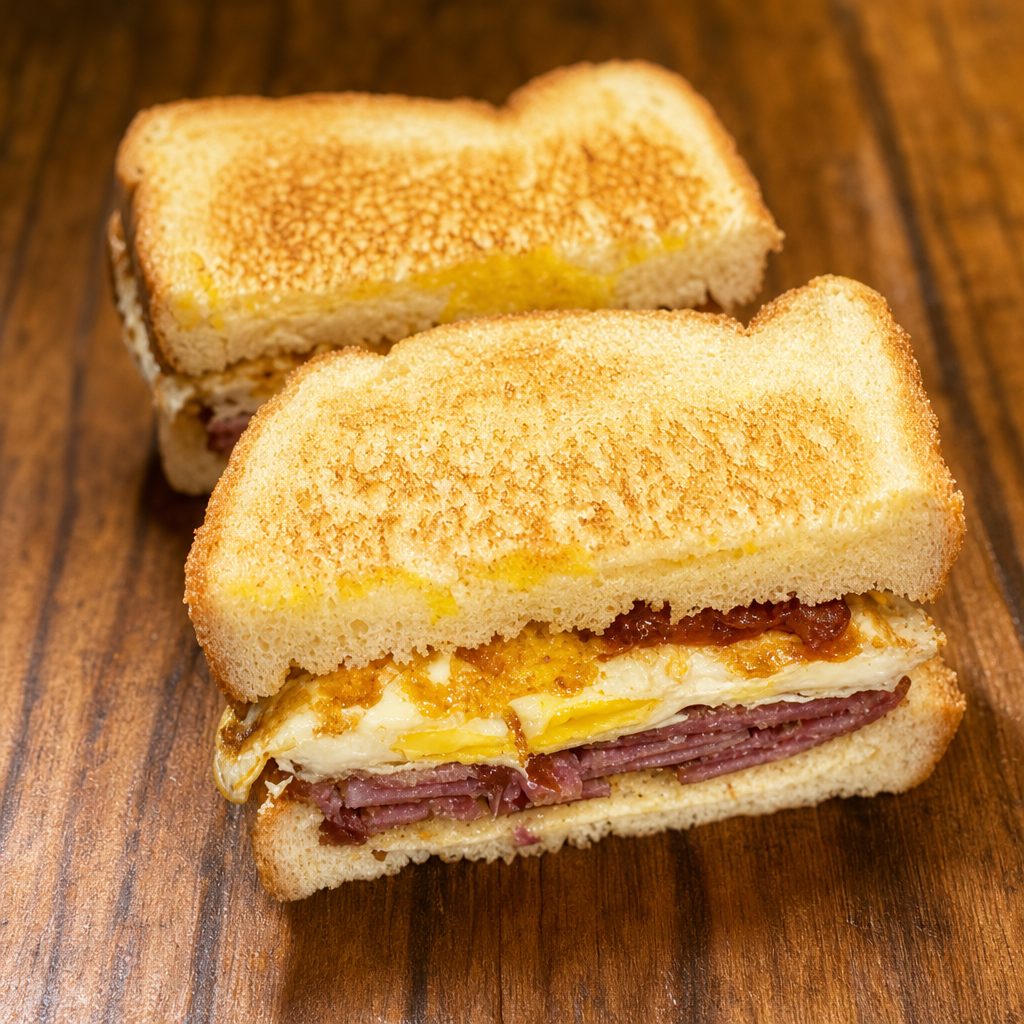 Turkey Bacon & Egg Sandwich.