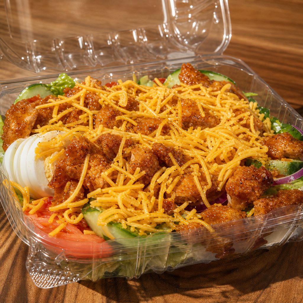 Shrimp and Bacon Salad.