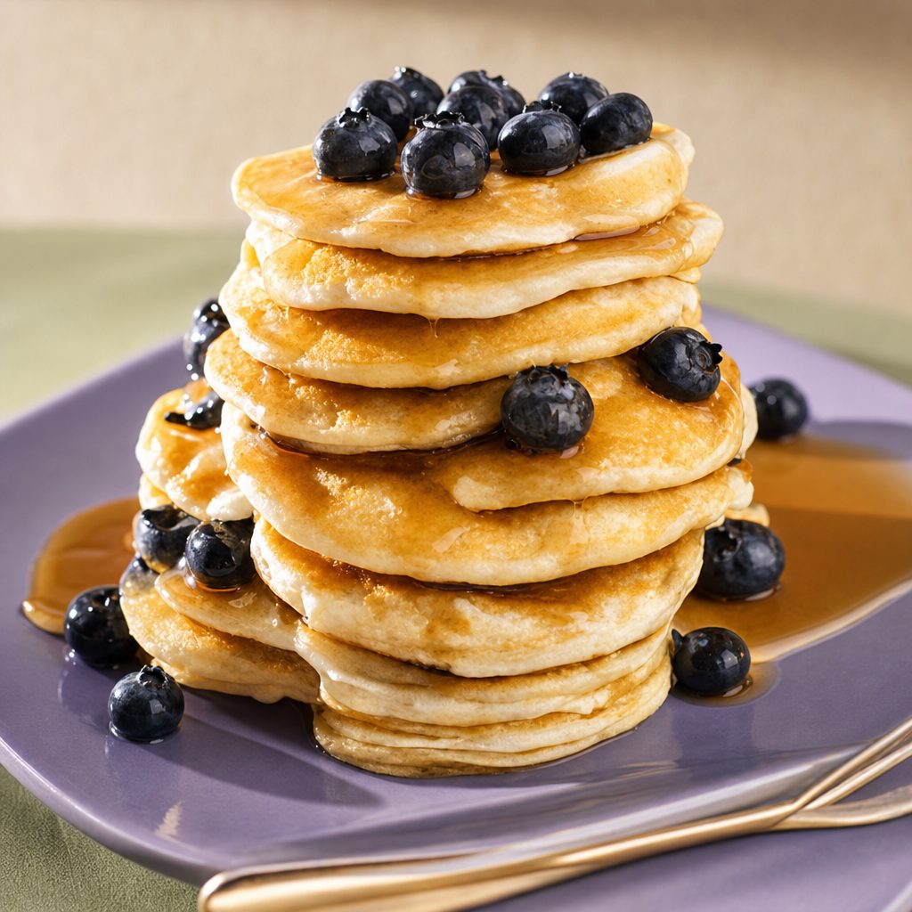 Blueberry Pancakes.