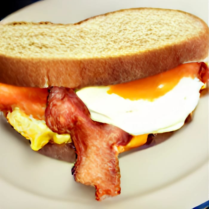Bacon & Egg Sandwich.